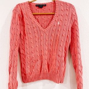 Pink Ralph Lauren sweater